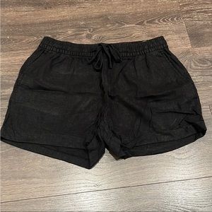 Old Navy Linen Blend Shorts Black Size M